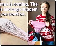 Greta Thunberg will be choosing pretty panties and chastity this Christmas for you from greta thunberg nipple