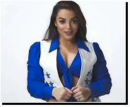 My friend is a Commanders fan and I'm a Bears fan. Since he couldn't beat the Cowboys unlike me, we flew to Dallas to have him possess a Dallas Cowboys Cheerleader!! We didn't know it was only a cosplayer, but I still found her hot!! from brayce dallas hot pic